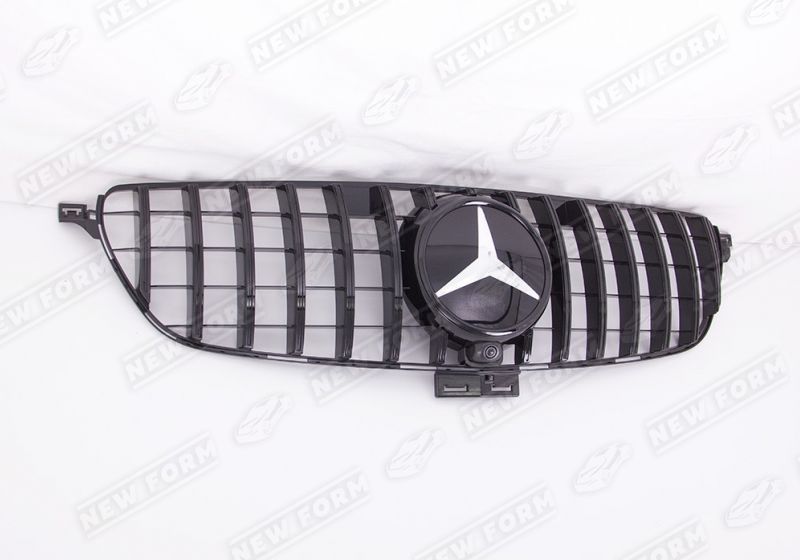 Решетка радиатора Panamerica черная Mercedes GLE W166
