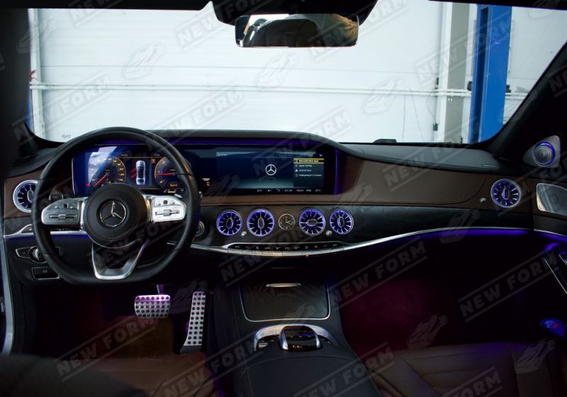 Комплект дооснащения салона Mercedes S-class W222 рестайлинг