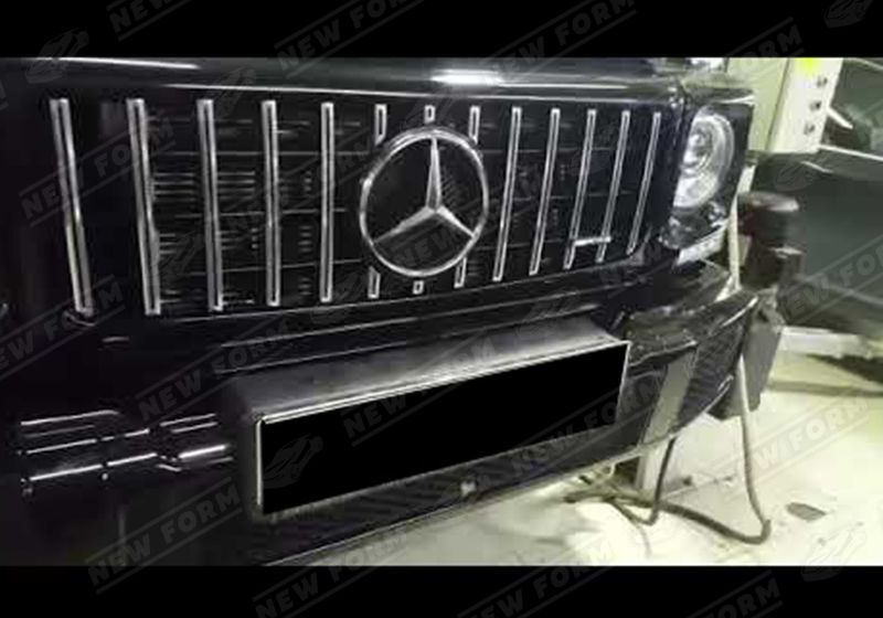 Решетка радиатора стиль GT хром Mercedes G-class W463