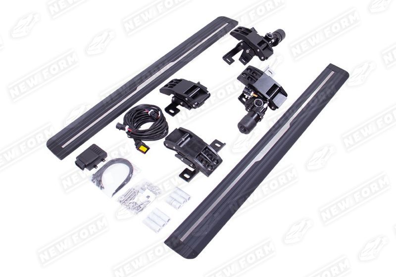 Пороги выдвижные короткие с логотипом Mercedes G-class W464