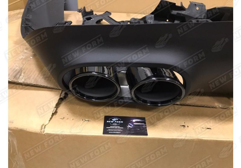 Диффузор с черными насадками 5.3 AMG Mercedes CLS C257