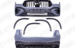 Обвес 5.3 AMG черный Mercedes GLE V167 без AMG пакета