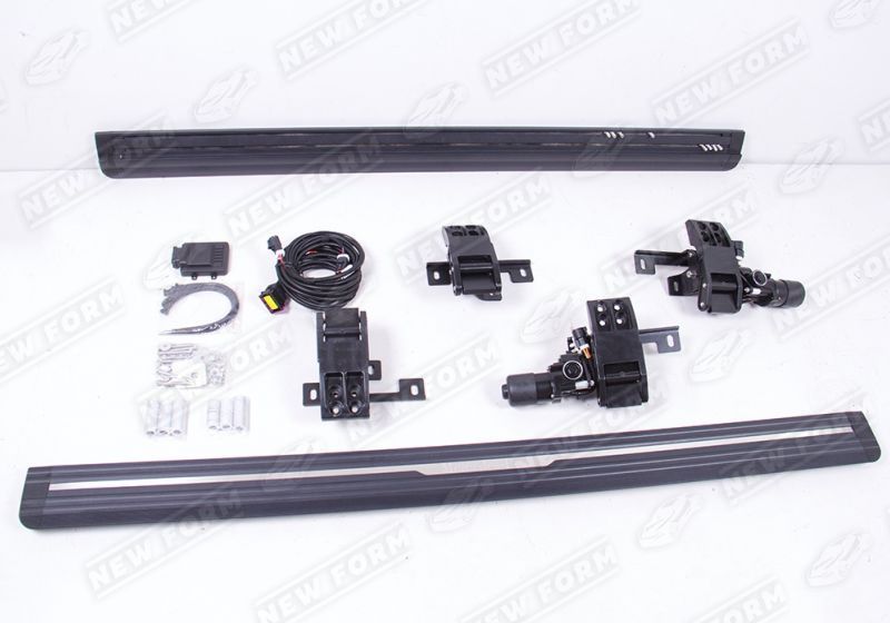 Пороги выдвижные длинные с логотипом Mercedes G-class W464