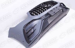 Передний бампер 5.3 AMG черный стиль рестайлинг Mercedes GLE V167