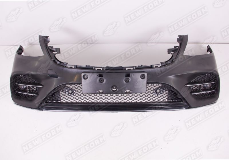 Передний бампер AMG пакет Mercedes S-class W222 рестайлинг