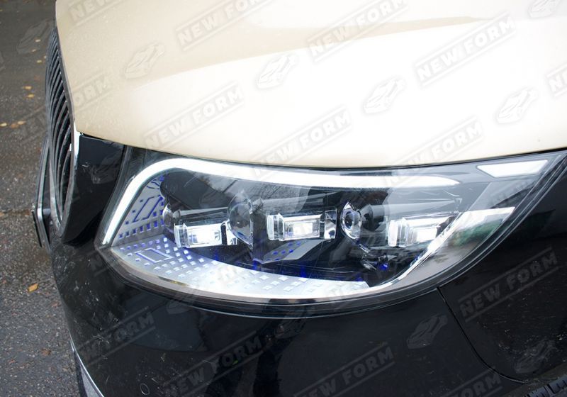 Фары NEW 3 линзы Mercedes Vito W447 рестайлинг
