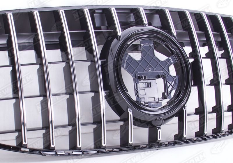 Решетка радиатора AMG GT хром Mercedes GLS X167 рестайлинг