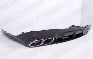 Диффузор с насадками 6.3 AMG хром Mercedes AMG GT C190 рестайлинг