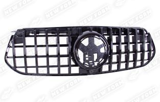 Решетка радиатора AMG GT черная Mercedes GLE V167 рестайлинг