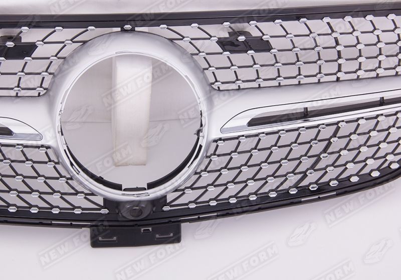 Решетка радиатора Diamond Sport серебряная Mercedes GLE Coupe C292