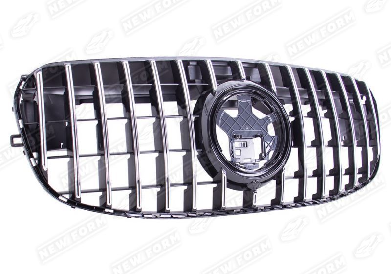 Решетка радиатора AMG GT хром Mercedes GLS X167 рестайлинг