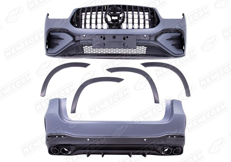 Обвес 5.3 AMG черный Mercedes GLE V167 без AMG пакета