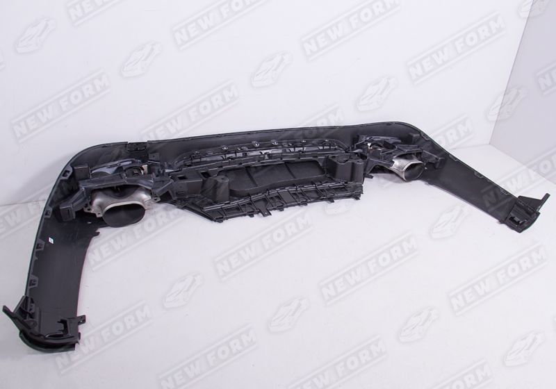 Диффузор с насадками 5.3 AMG хром Mercedes E-class W214