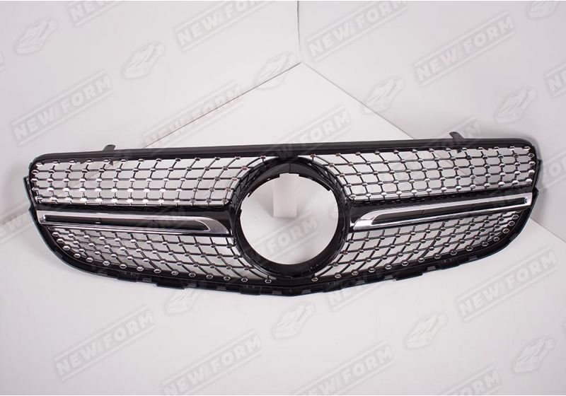 Решетка радиатора Diamond Sport черная Mercedes GLC X253