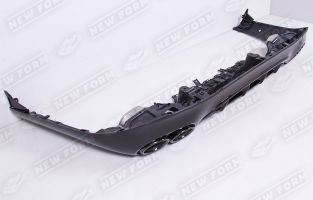 Диффузор с насадками 5.3 AMG черный Mercedes E-class W214