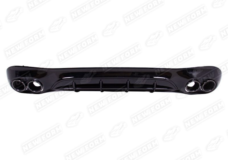 Диффузор с насадками 5.3 AMG черный Mercedes E-class W214