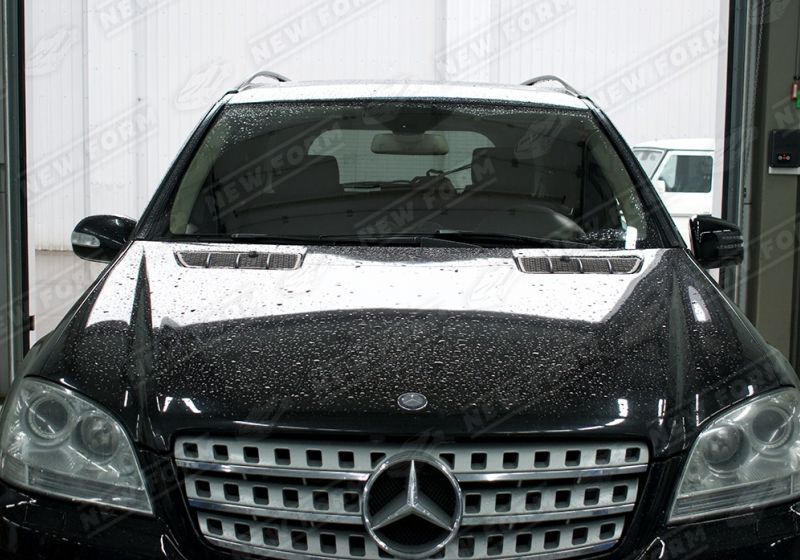 Зеркала черные Mercedes ML W164 рестайлинг