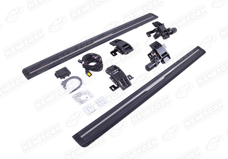 Пороги выдвижные длинные с логотипом Mercedes G-class W464