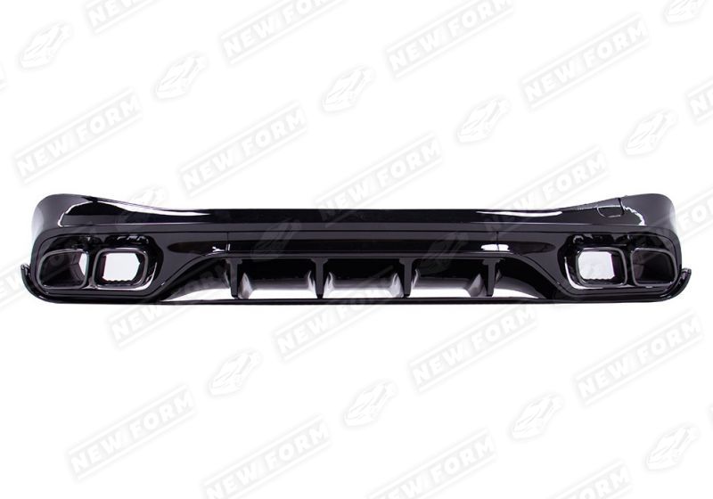 Диффузор с насадками 6.3 AMG черный Mercedes CLE C236
