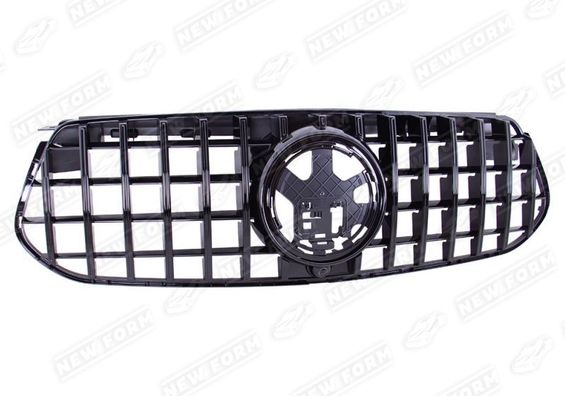 Решетка радиатора AMG GT черная Mercedes GLE V167 рестайлинг