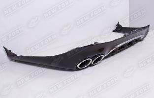 Диффузор с насадками 5.3 AMG хром Mercedes E-class W214