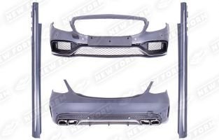 Обвес 6.3 AMG полный Mercedes C-class W205 рестайлинг