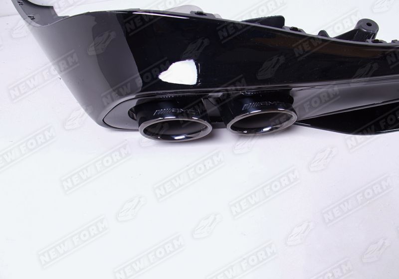 Диффузор с насадками 5.3 AMG черный Mercedes CLE C236