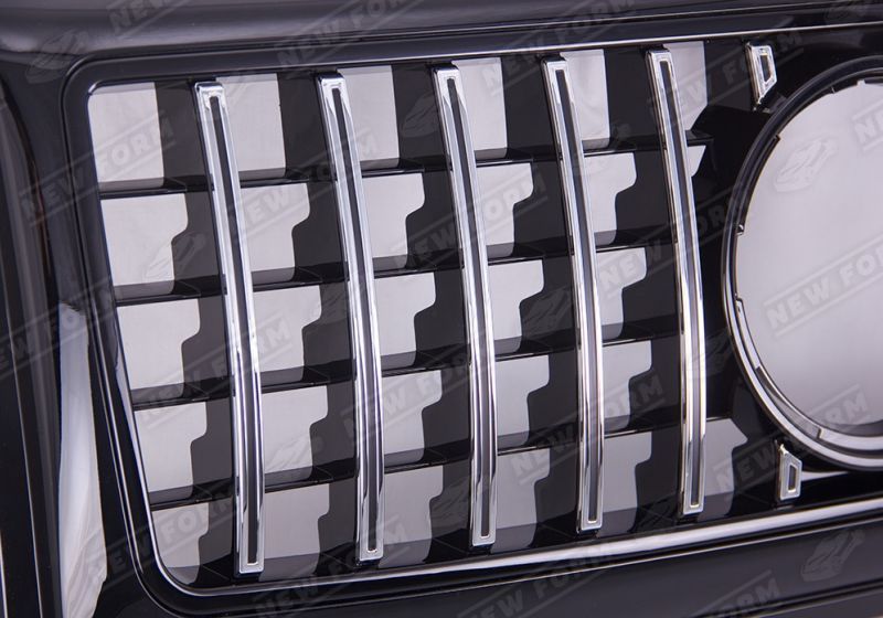 Решетка радиатора стиль GT хром Mercedes G-class W463