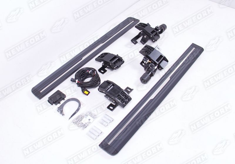 Пороги выдвижные короткие с логотипом Mercedes G-class W464