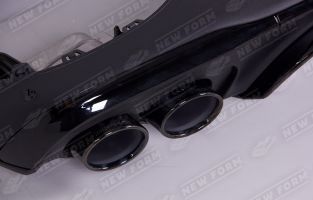 Диффузор с насадками 4.3S AMG Mercedes GLC Coupe C253 рестайлинг