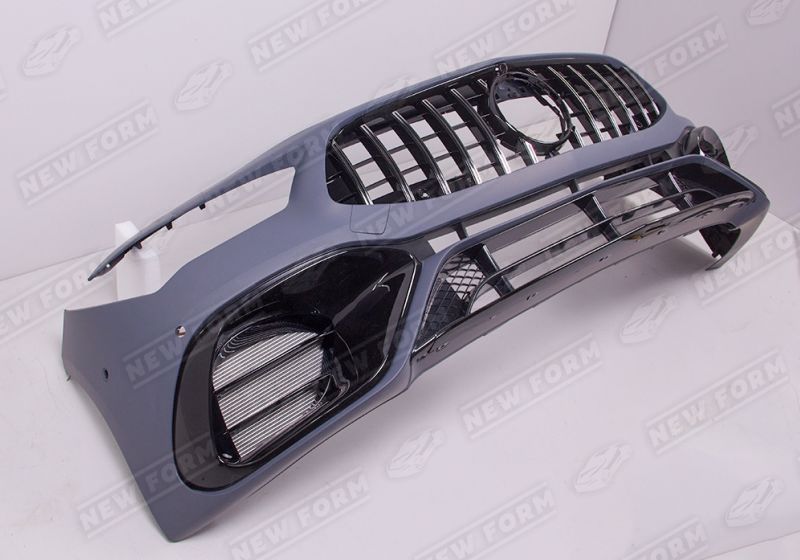 Передний бампер 4.5 AMG хром Mercedes CLA C118/X118