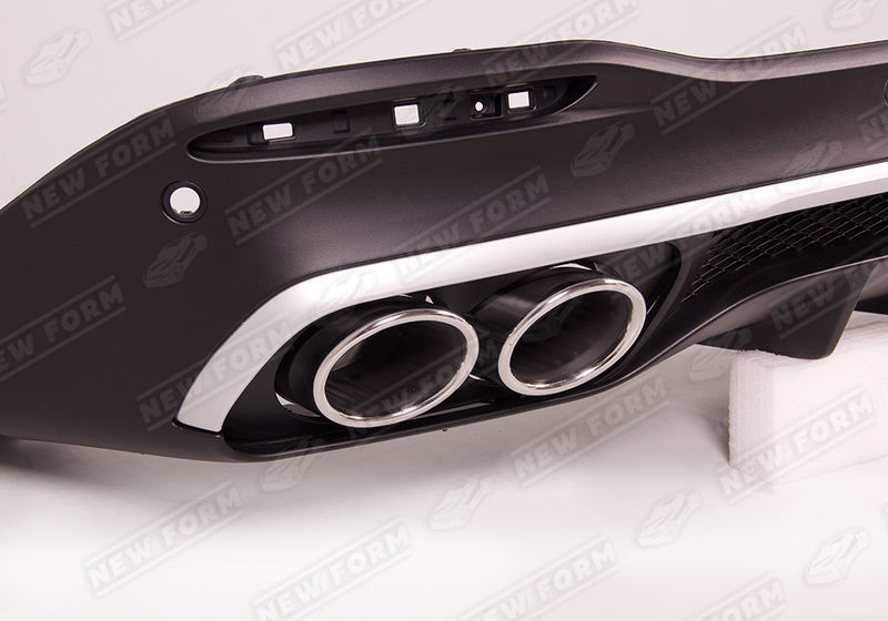 Диффузор с насадками 5.3 AMG хром Mercedes GLS X167