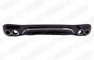 Диффузор с насадками 5.3 AMG хром Mercedes E-class W214