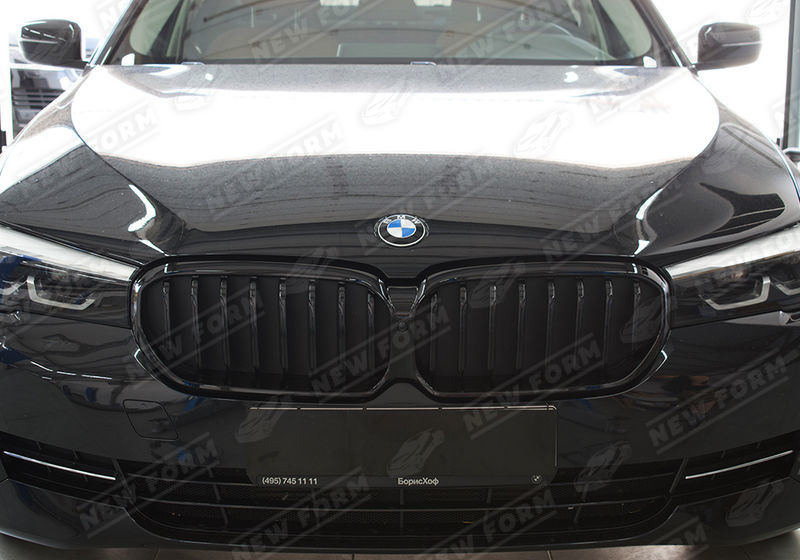 Решетка радиатора M Performance черная BMW 5 series G30 рестайлинг