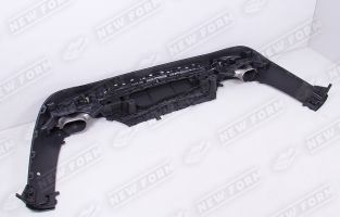 Диффузор с насадками 5.3 AMG черный Mercedes E-class W214