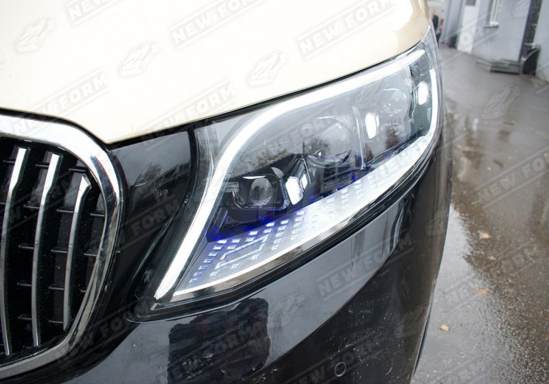 Фары NEW 3 линзы Mercedes V-class