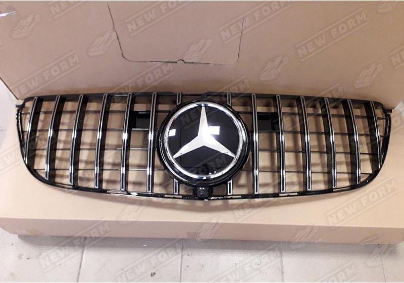 Решетка радиатора Panamerica хром Mercedes GL X166