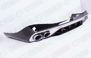 Диффузор с насадками 5.3 AMG хром Mercedes CLE C236