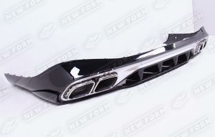 Диффузор с насадками 6.3 AMG хром Mercedes CLE C236