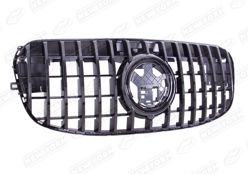 Решетка радиатора AMG GT черная Mercedes GLS X167 рестайлинг