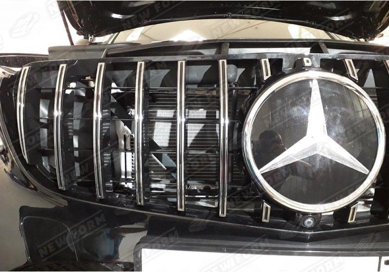 Решетка радиатора Panamerica хром Mercedes GLC Coupe C253
