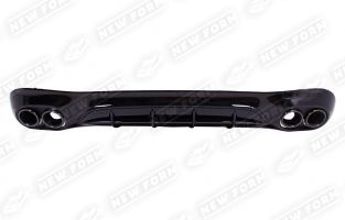 Диффузор с насадками 5.3 AMG черный Mercedes E-class W214