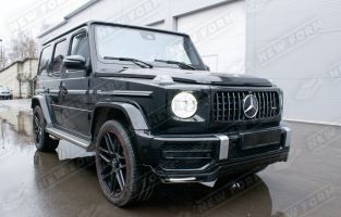 Юбка Brabus с ДХО Mercedes G-class W464 6.3 AMG