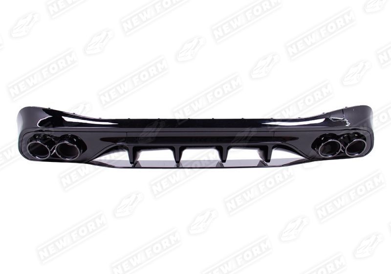 Диффузор с насадками 5.3 AMG черный Mercedes CLE C236