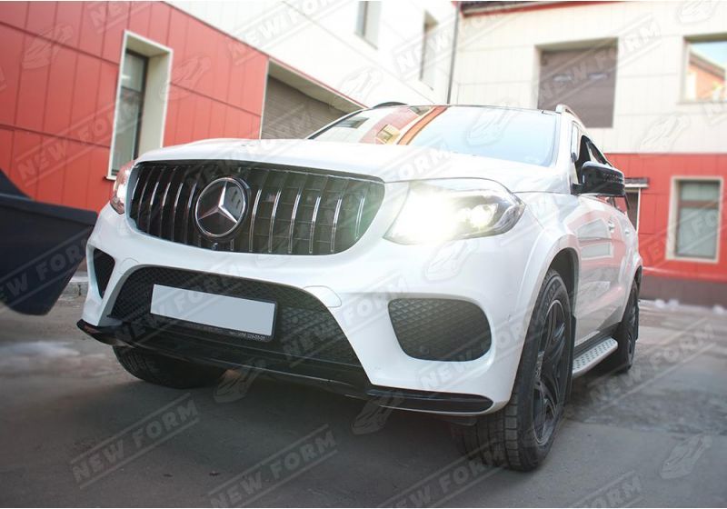 Решетка радиатора Panamerica хром Mercedes GLS X166