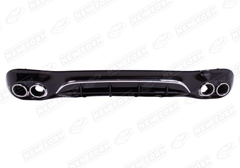 Диффузор с насадками 5.3 AMG хром Mercedes E-class W214