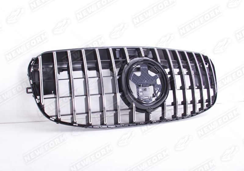 Решетка радиатора AMG GT хром Mercedes GLS X167 рестайлинг