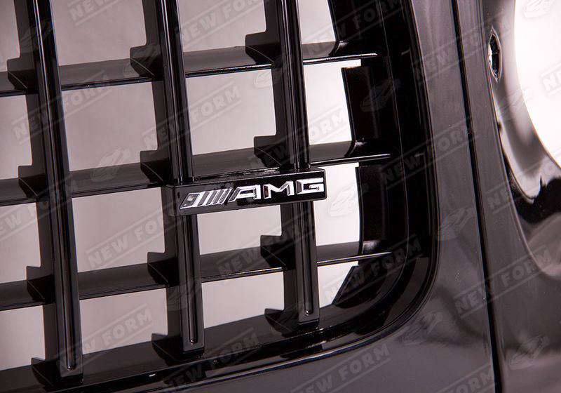 Решетка радиатора черная с черными очками 6.3 AMG Mercedes G-class W464