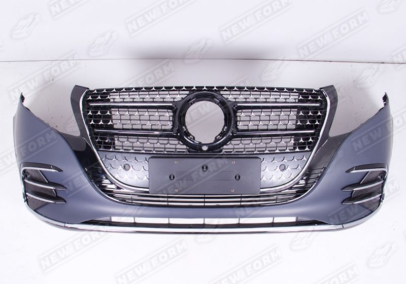 Передний бампер рестайлинг 2024 Mercedes V class с 2019 года