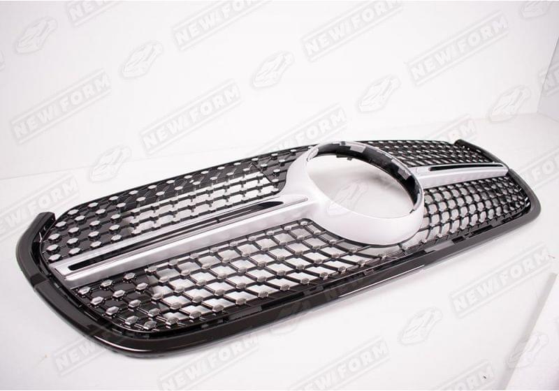 Решетка радиатора Diamond Sport серебро Mercedes X-class